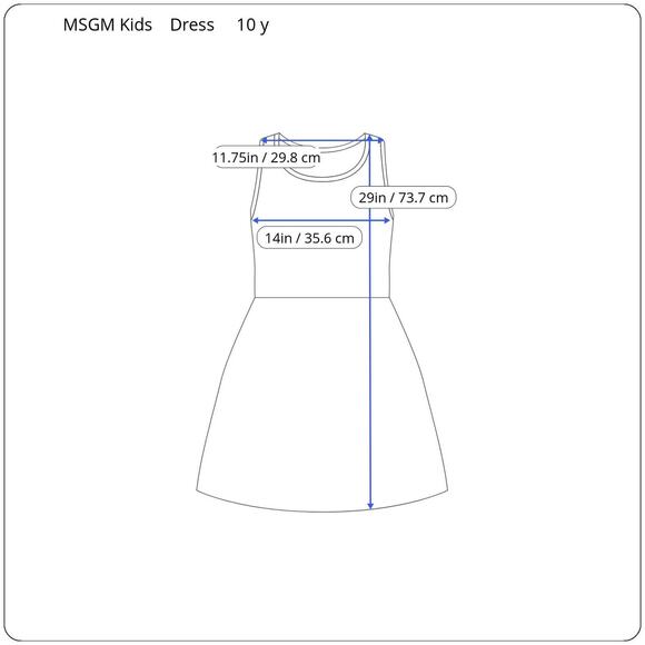 MSGM Girls Dress - Picture 11 of 11